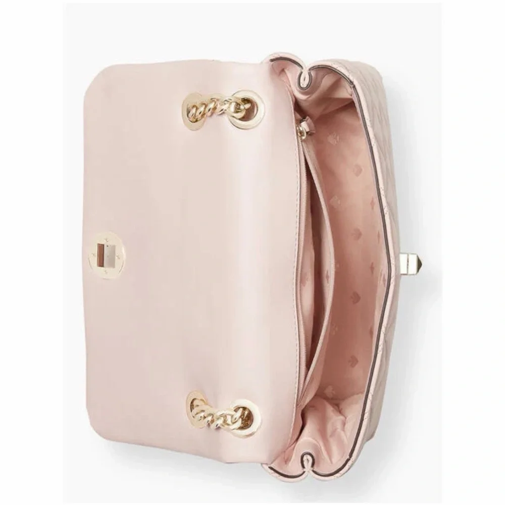 Kate Spade Blush Quilted Shoulder Bag - Picture 6 of 9